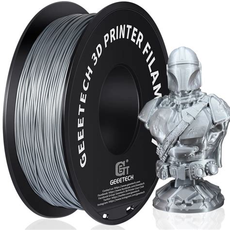 Pla Silver D Printer Filament Mm Geeetech