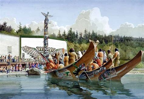 The Indians Of American Northwest Coast Northwest Coast Indians Potlatch Pacific Northwest Art