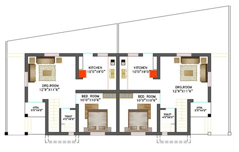 Simple Bhk House Plan Drawing Discoverrewa