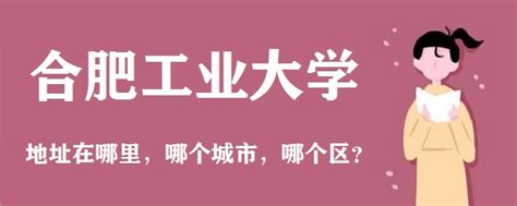 合肥工业大学地址在哪里，哪个城市，哪个区？