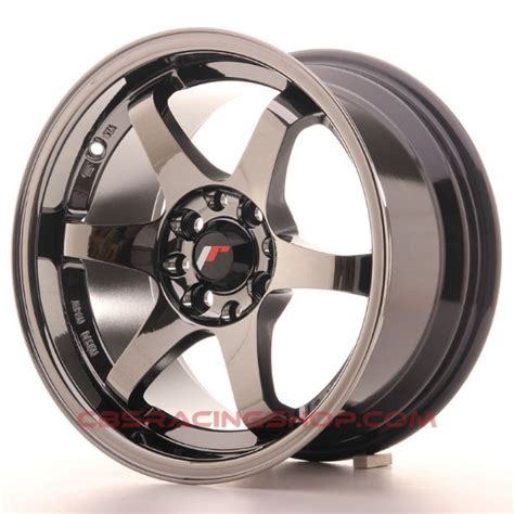 CBS Racing Shop JR Wheels JR3 Wheels Black Chrome 15 Inch 8J ET25 4x100 108