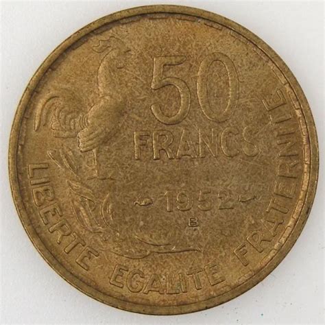 FRANCE GUIRAUD 50 Francs 1952 B TTB SUP KM 918 2 Modernes Fran