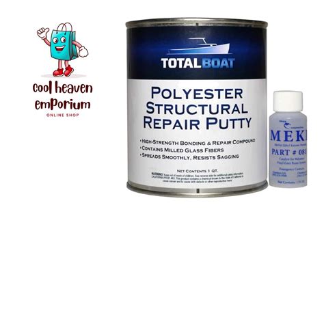 Polyester Structural Repair Putty Marine Grade Long Strand Fiber