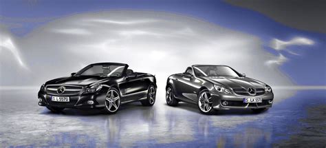 Mercedes Sondermodelle Zwei Neue Roadster Modelle Mercedes SL Und SLK