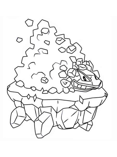 Pokemon Carkol Coloring Pages Free Printable