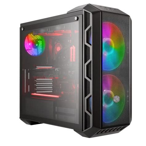 Cooler Master MasterCase H500 ARGB Metalik Gri Mid Tower Gaming Kasa