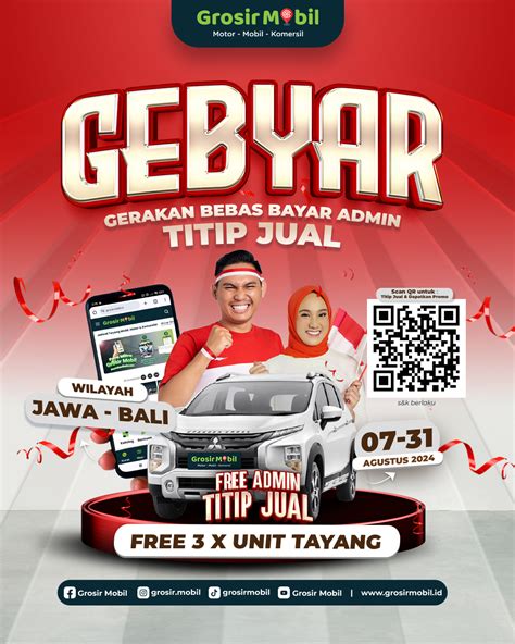 Gebyar Gerakan Bebas Bayar Admin Titip Jual Grosir Mobil Jual Mobil