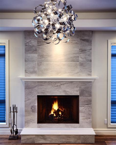 Tile Fireplace Wall Ideas -uniikdesign | Tiled fireplace wall ...