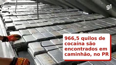 Vídeo PRF realiza a maior apreensão de cocaína no Paraná em ação