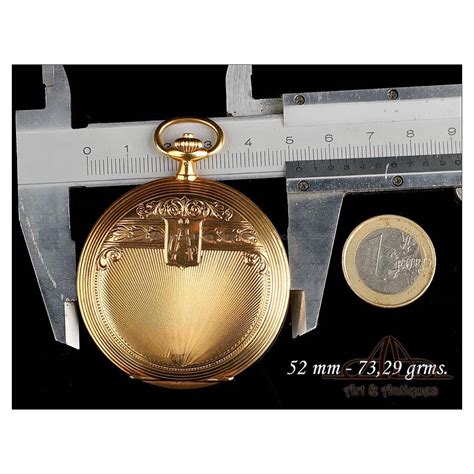 Fantástico Reloj de Bolsillo Longines en Oro de 18K Suiza 1920