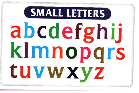 Small Alphabet Letters Printable | Activity Shelter