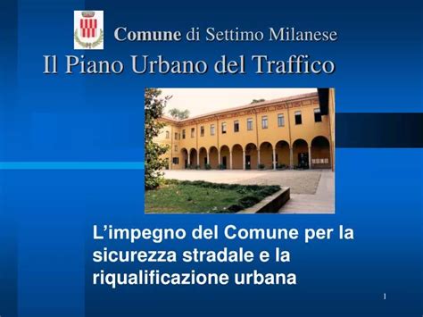 PPT Il Piano Urbano Del Traffico PowerPoint Presentation Free