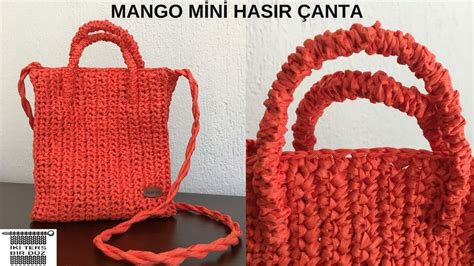 Mango M N Hasir Anta Yapili I Knit Bag Crochet Tutorial Youtube