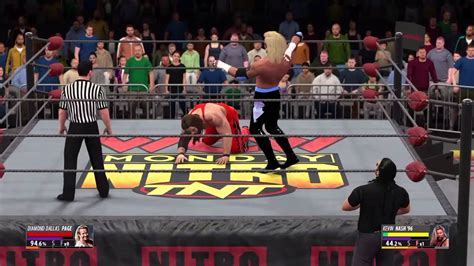 Wcw2k16 August Week 3 Nitro Match 1 Ddp Vs Kevin Nash Youtube