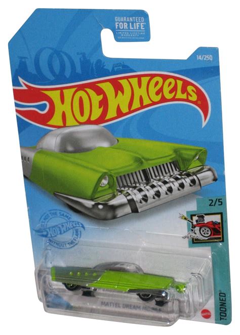 Hot Wheels Tooned Green Mattel Dream Mobile Toy Car Walmart