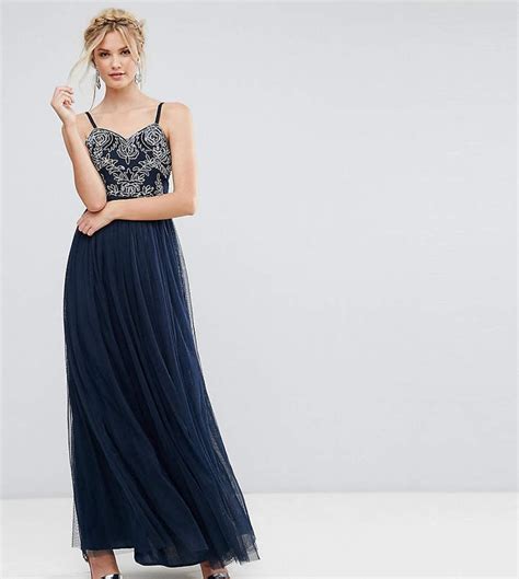 Maya Tall Cami Strap Bow Back Embellished Maxi Dress ASOS Maya