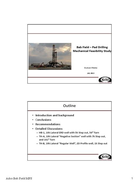 Section 23 Adco Bab Field Mfs Presentation Pdf Download Free Pdf Casing Borehole