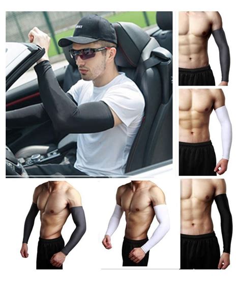 Sun Protection Arm Cooling Sleeve Warmers Cuffs Uv Protection Mens