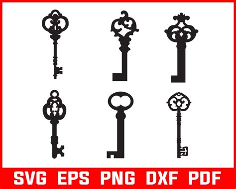 Clé Svg Clipart De Clé Clés Svg Bundle Magic Key Svg Clé Etsy France