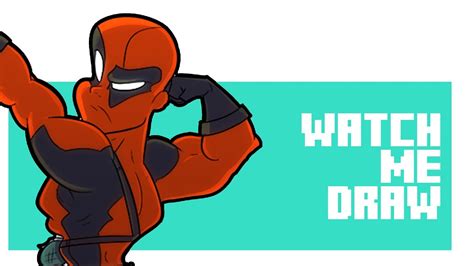 Watch Me Draw Deadpool Youtube