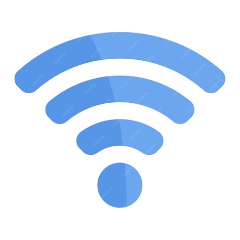 Premium Vector Wifi Flat Illustration