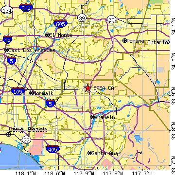 Brea, California (CA) ~ population data, races, housing & economy