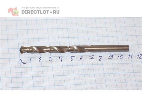 Сверло 6,8 мм р6м5 с цилиндрическим хвостовиком шлифованное ГОСТ 10902 ...