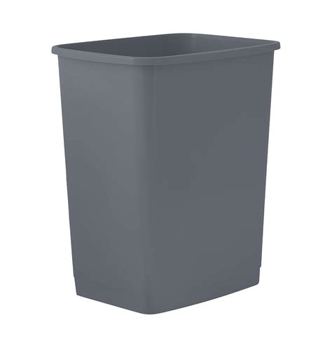 Superio Small Gallon Plastic Trash Can Waste Bin For Under Desk