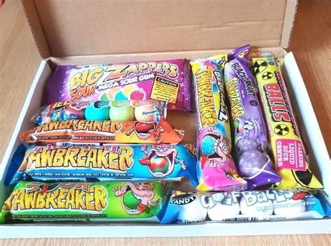 Zed Candy Jawbreakers Bubble Gum Selection T Box Hamper Bday Xmas