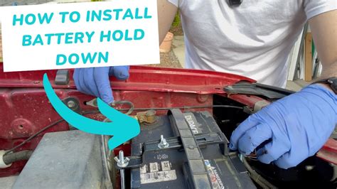 How To Install A Toyota Tacoma Battery Hold Down YouTube