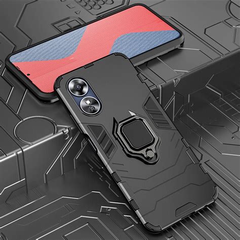 Armor Case For Oppo A38 A58 A18 4g Ring Holder Kickstand Shockproof