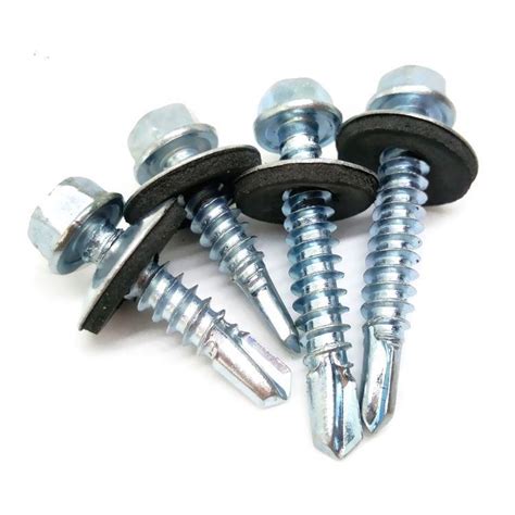 DIN7504K Tornillos Hexagonal Wafer Head Roofing Screws With EPDM Bonded