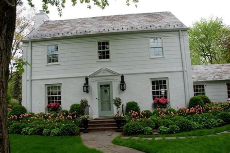 Landscaping House Colonial Georgian Pinterest - JHMRad | #31425