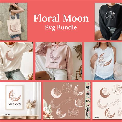 Moon Vibes Svg Over 100 Images Crystal Moon Svg Moon Phase Svg Moon