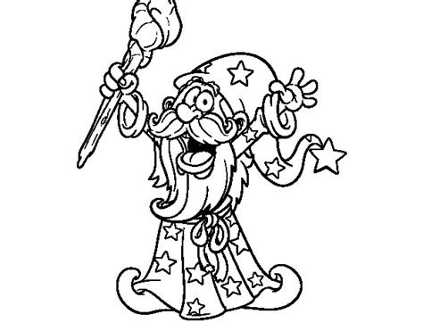 Coloriage Magicien Personnages Coloriages Imprimer