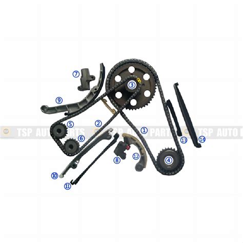 TK NS033 Timing Chain Kit For NISSAN NAVARA Pickup PATHFINDER From