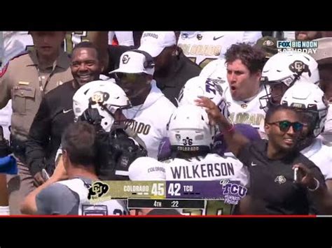 Coach Deion Sanders And Colorado Buffalos Stuns No Tcu For Major