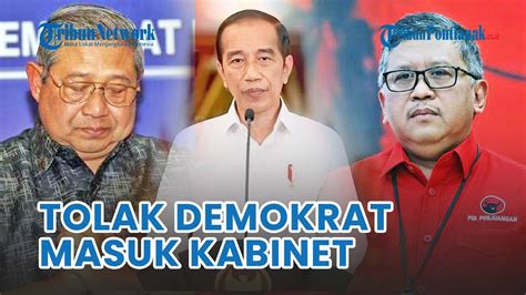 Pdip Dan Ppp Beri Sinyal Tolak Demokrat Masuk Kabinet Presiden Jokowi