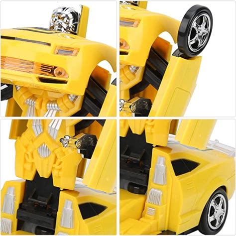 2 In 1 Cool Lighting Electric Racing Car Transformer Robots ...