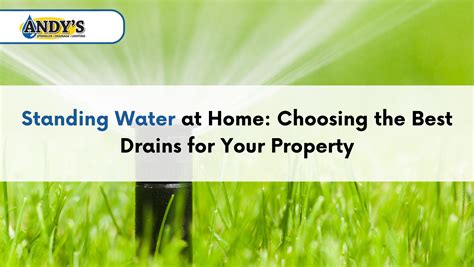 Standing Water Solutions Choosing The Best Drains Andy’s Sprinkler Drainage And Lighting