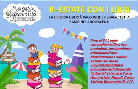 Torre Annunziata libreria Libertà raccoglie e regala testi a bambini e