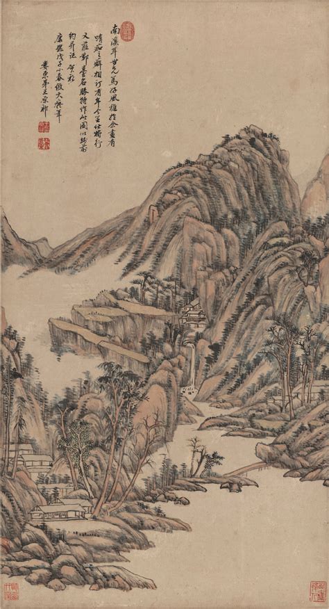 仿大痴山水 02 王原祁清代国画历代国画艺术长廊