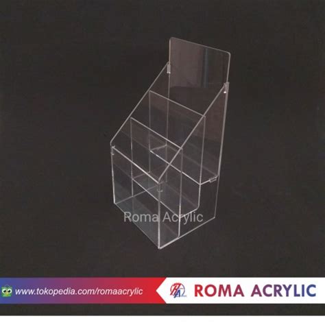 Jual Acrylic Tempat Brosur A Susun Kotak Brosur Kota Tangerang