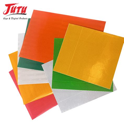 Jutu Various Color High Intensity Self Adhesive Reflective Sheeting For