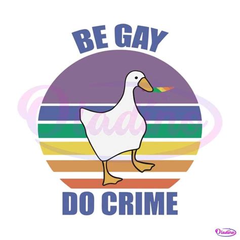 Be Gay Do Crime Pride Month Svg Graphic Design Files Oladino