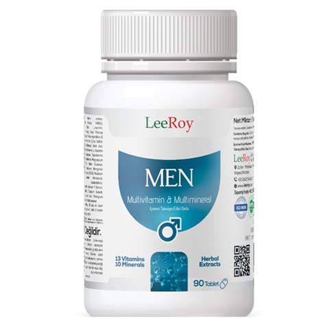 Leeroy Men Multivitamin Multimineral 90 Tablet Nar Ecza