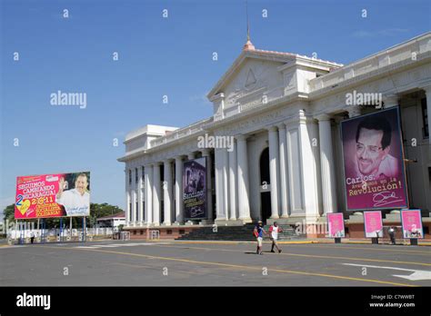 Managua Nicaragua Area Monumental National Palace of Culture 1935 Stock ...