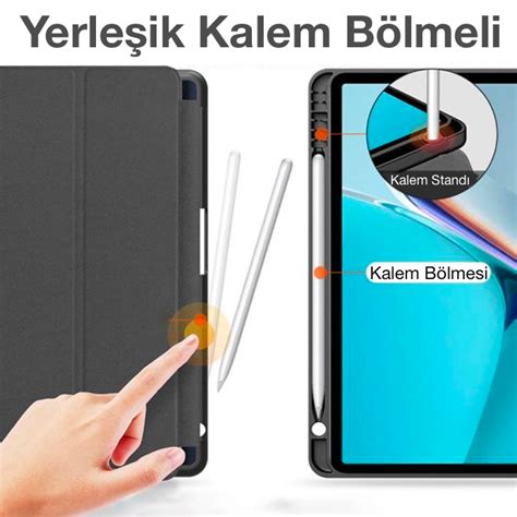 DUX DUCIS Huawei MatePad Pro 12 6 2021 Kılıf Kalem Bölmeli Domo