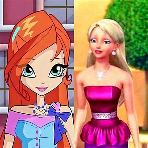 Winx Club Bloom And Barbie Zelda Characters Disney Characters