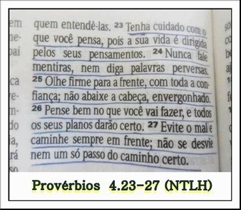 Provérbios 4 23 Ao 27 - 5
